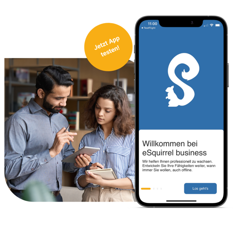 People Showcaing the Business App